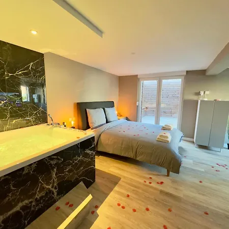 Apartment Romantique - Balneo Prive - Parking Douai